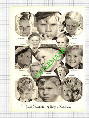 Jackie Cooper Actor - 1930's Cutting / Print