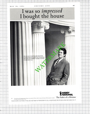 John Casey Abbey National Advert - 1991 Cutting