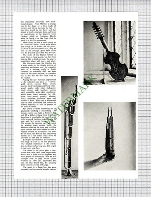 9385) Michelham Priory Alice Mummery Musical Instrument Collection 1965 Article