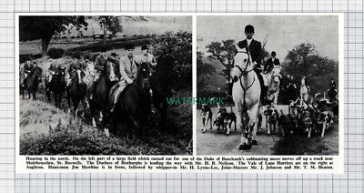 C5355) Duke Of Buccleuch Vale of Lune Harriers Roxburghe Hunt - 1969 Clip
