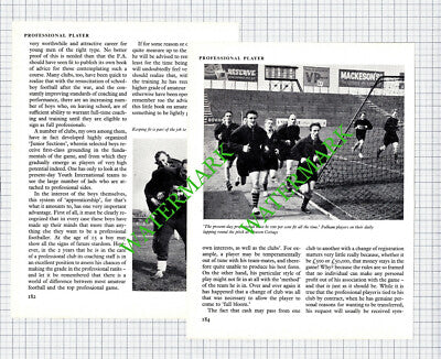 R H Pratt Football Footballer West Ham - 1950's Article