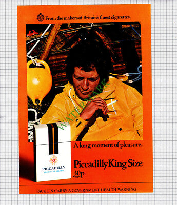 Piccadilly Cigarettes Advert - 1971 Print /  Cutting