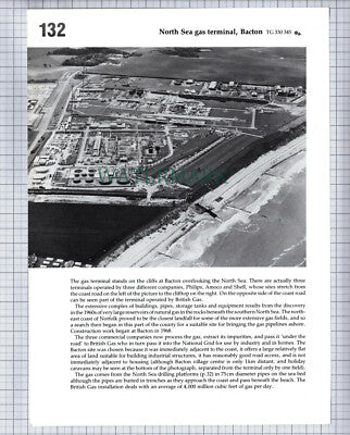 (8644) Whitlingham Sewage Kirby Bedon / Gas Terminal Bacton1980s Print / Cutting
