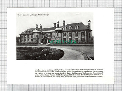 Middlesbrough Kirby School Linthorpe / Bristol Bus - Book Print