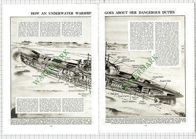 How A Submarine Works   -  c.1950s 2-Part Cutting