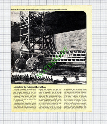 The Great Eastern Ship Brunel - 1970s Article