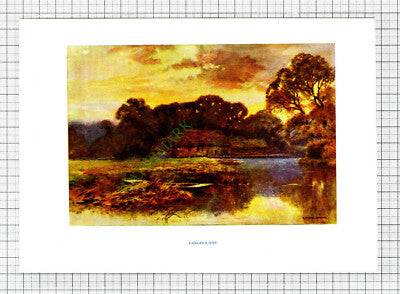Pangbourne Berkshire  - 1910 Print