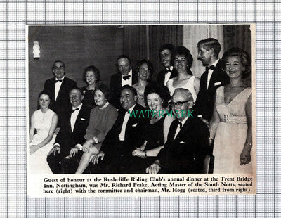 C5358) Rushcliffe Riding Club Trent Bridge Inn Richard Peake - 1969 Clip