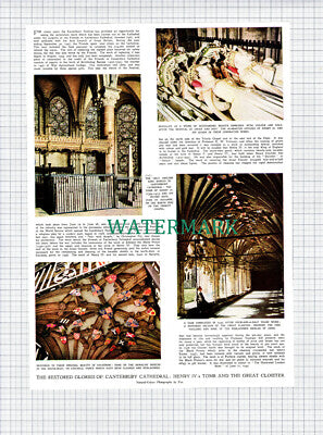 (X3) Canterbury Cathedral Restoration Work - 1948 Clip