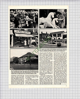 X133) Camden Town John Haral Greek Shop Rachel Waller Rocking Horse 1977 Article