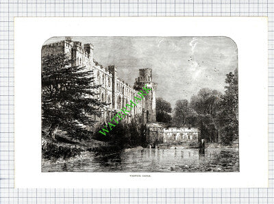 Warwick Castle Whymper  - c.1895 Print