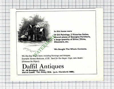 Norton Lodge Harrogate Daffil Antiques Otley - 1968 Cutting