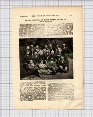 X379) Master Painters Of Scotland Tarbet Hugh McCulloch McGlashan - 1894 Article
