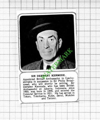 Sir Derwent Kermode -  1953 Small Cutting