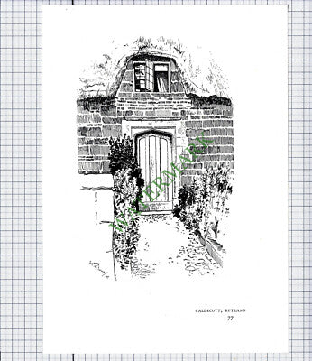 9481) Caldecott Rutland / Great Bourton Oxfordshire - c.1980s Print / Cutting