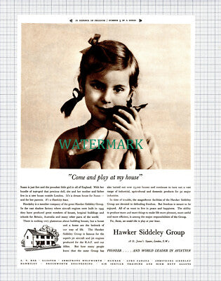 (X289) Hawker Siddeley Group Hawksley House Advert - 1953 Clip