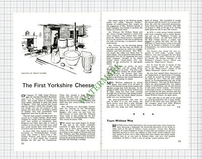 9802) James Whitton Hazeltine Aysgarth Brae Cheese Plum Grove - 1971 Article