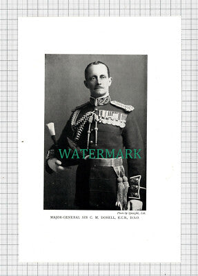 C3712) Major General Sir C M Dobell - c.1920s Book Print