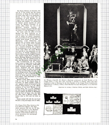9454) Lord Warden Of Cinque Ports Sir Robert Gordon Menzies - 1965 Article
