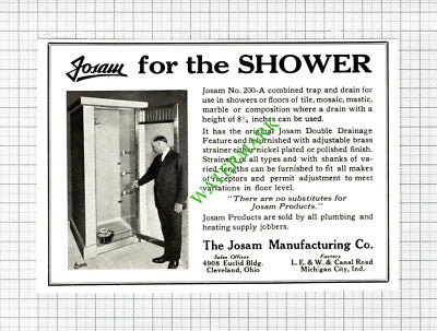 The Josam Manufacturing Co Cleveland Ohio Advert  -1926 Cutting