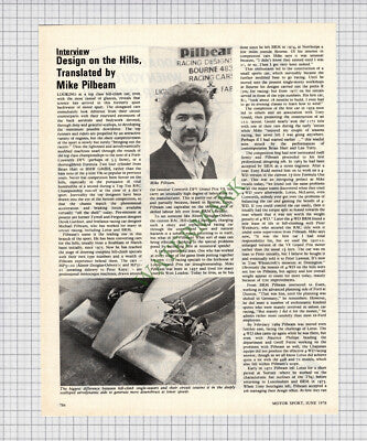 8998) Mike Pilbeam Northorpe - 1978 Article