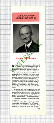 C6983) Kenneth J Bonser Yorkshire Dales  - 1976 Cutting