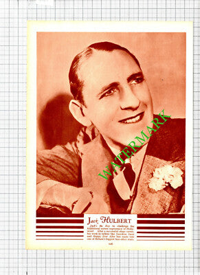 Jack Hulbert Actor / Gordon Harker - 1930s Cutting / Print