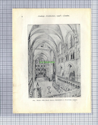 Clifton College Chapel Nicholson Corlette / Buckfast Abbey Church - 1909
