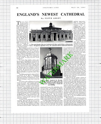 Cathedral of St Mary and St Helen Brentwood Essex Quinlan Terry  - 1991 Article
