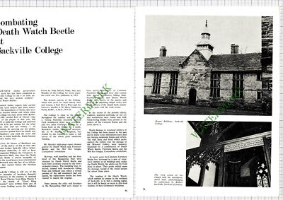 9289) Sackville College East Grinstead DW Martin Brighton Rentokil  1965 Article