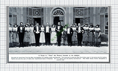 Adelphi Theatre Miss Phyllis Dare Godfrey Tearle WH Berry Sealby - 1915 Cutting