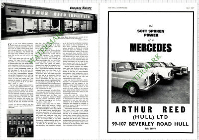 Arthur Reed Hull Mercedes Garage - 1967 Article