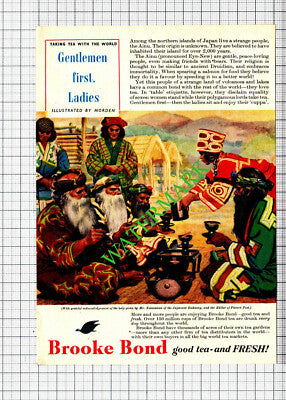 Brooke Bond Tea Japan Ainu Small Advert - 1957 Cutting