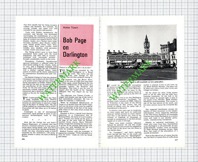 Darlington County Durham Bob Page Tommy Crooks - 1976 Small Article