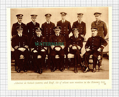 C5502) Admiral de Robeck World War One - c.1918 Cutting