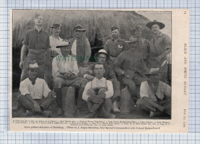 (8640) Mafeking Boer War Pechell Paton Wellman Godley Sandford - 1900 Cutting