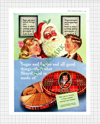 ADVERT - Crawford Shortbread William Crawford & Sons- 1949 Paper Cutting