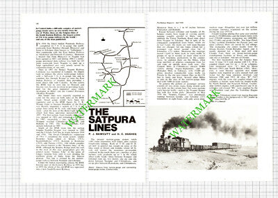 Satpura Lines Great Indian Peninsula Railway - 1978 Article