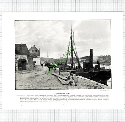 CARMARTHEN QUAY / YORK  - c.1895 Book Print