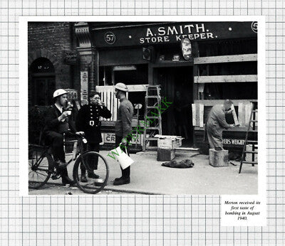 C3035) A Smith Store Keeper Merton Surrey - Cutting