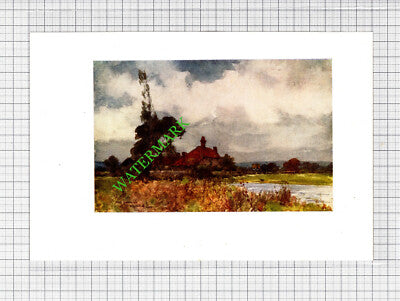 Pulborough Marsh Sussex - c.1913 Small Print