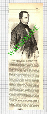 Alexander James Edmund Cockburn Southampton MP - 1850 Cutting
