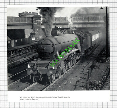 Carlisle Citadel Railway Station A3 Pacific No 60079 Bayardo  - Cutting