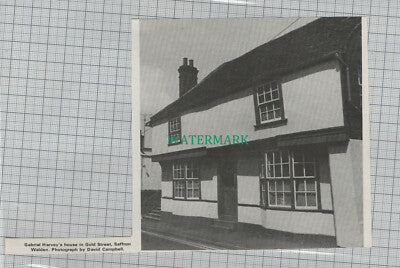 C1204) Saffron Walden Gold Street Gabriel Harvey House - 1979 Clip