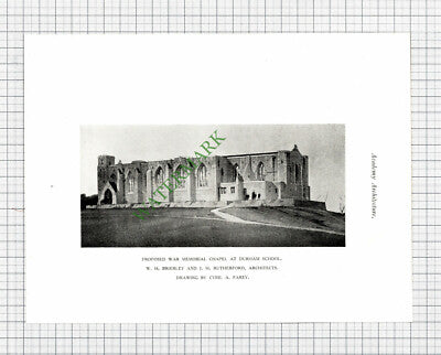 All Hallows-By-The-Tower Alec Smithers / Durham School Chapel Brierley  - c.1925