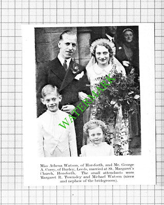 Athena Watson George Corry Horsforth / Norman Long Alice Thomas  -1938 Cutting