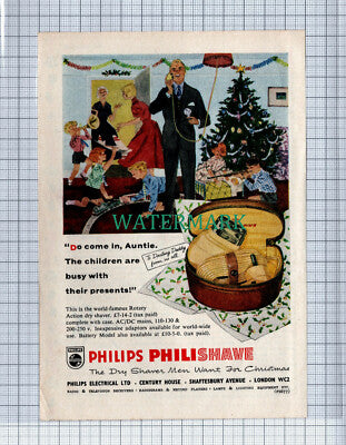 C4148) Philips Philishave Shaver Advert - SMALL Magazine Advert 1950s