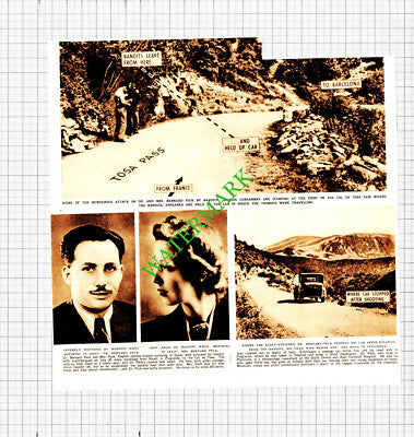 Dr Bernard Peck Plymouth Spain Bandit Attack - 1953 Cutting