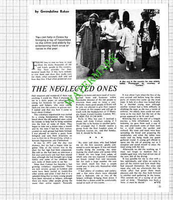 Gwendoline Baker Margaretting Essex Contact - 1974 Article