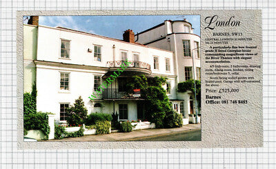 Barnes London SW13 House Sale Advert - 1991 Cutting
